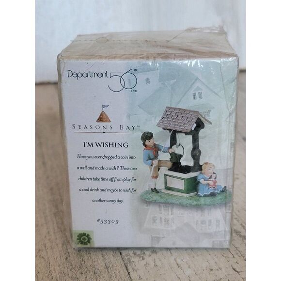 Dept 56 I'm wishing 53309 Seasons bay village accessory xmas - Picture 1 of 6